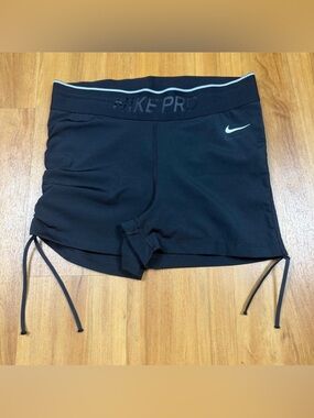 Nike Pro Dri-FIT Black Compression Shorts Women S Athletic Gym Stretch